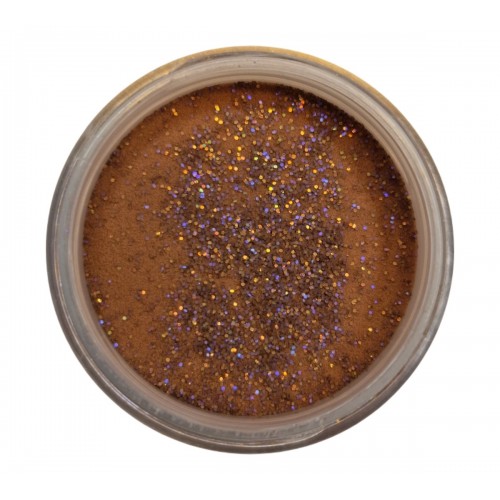 Acryl Puder Farbig Glitter Dark Braun 3g