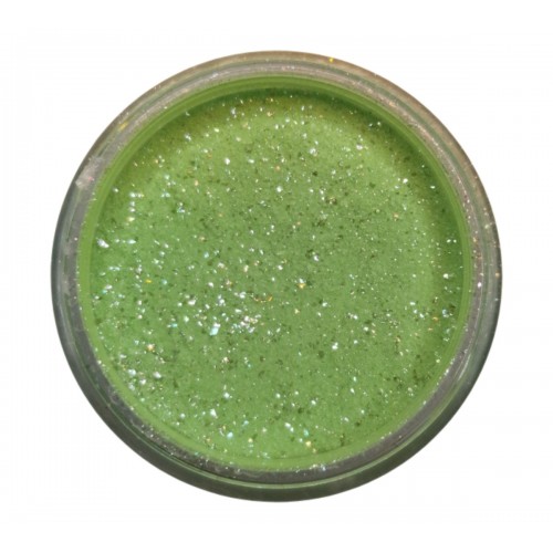 Acryl Puder Farbig Glitter Grün 3g