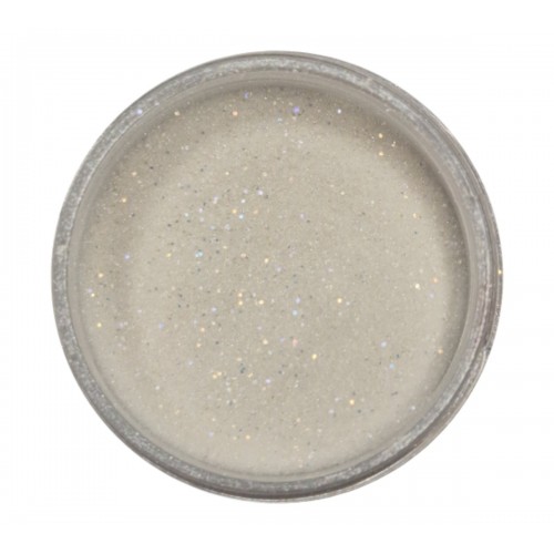 Acryl Puder Farbig Glitter Silber 3g