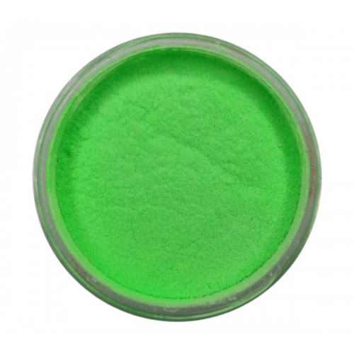 Acryl Puder Farbig Neon Grün 3g