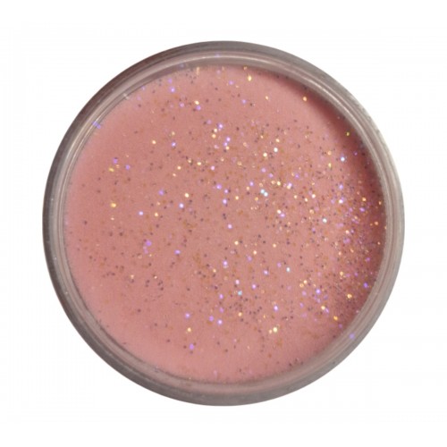 Acryl Puder Farbig Mauve Glitter 3g