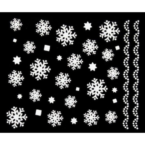 Sticker selbstklebend - Snowflake Glitter - TL16