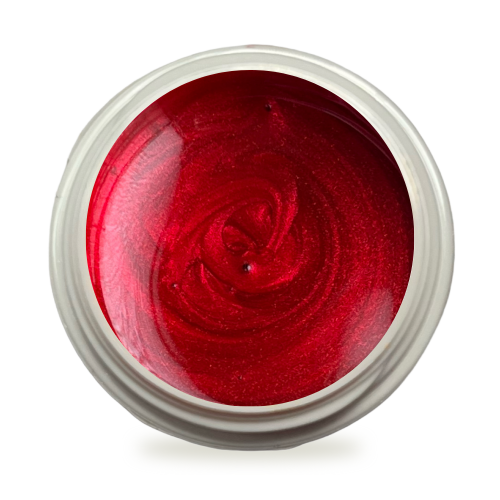 5ml UV Exclusiv Soak Off Farbgel Metallic Light-Rot