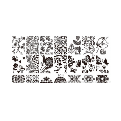 Stamping-Platte aus Kunststoff Nr. 11