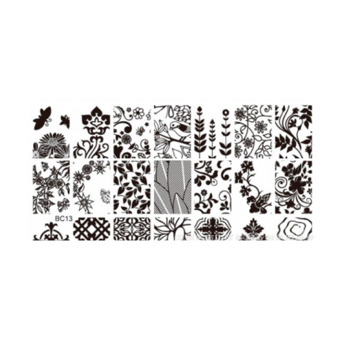 Stamping-Platte aus Kunststoff Nr. 13