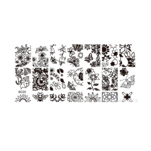 Stamping-Platte aus Kunststoff Nr. 20