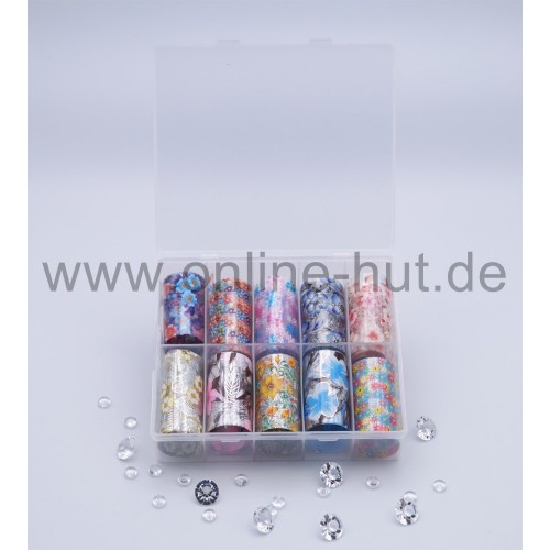 Transferfolien Box Flowers