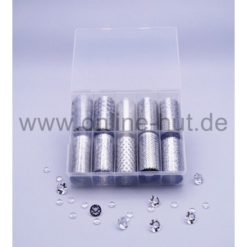 Transferfolien Box Silver Holo
