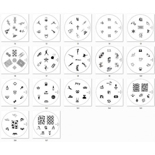 KONAD Stamping Schablone 