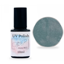 10ml Gel Polish Glitter Grey