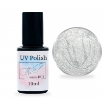 12ml Gel Polish Glitter Silver Star