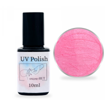 12ml Gel Polish Glitter Cotton Candy Pink