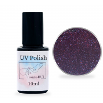 12ml Gel Polish Glitter Purple Plum