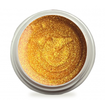 5ml UV Exclusiv Farbgel Glitzer Golden Sunset