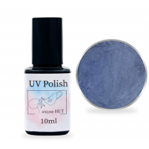 10ml Gel Polish Limited Glitter Blue Grey