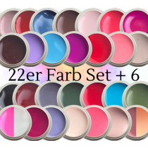 22er Farbgel Set + 6 