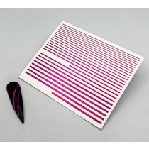 Elastik Stripes Metallic Pink