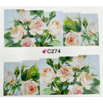 Tattoo-Wraps White Rose C274