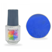 Stamping Lack Neon Blau