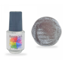 Stamping Lack Anthrazit Glitter 5ml