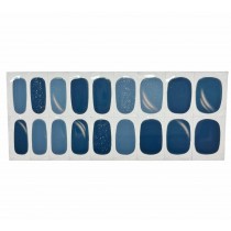 UV Polish Strip - duo blue Glitter