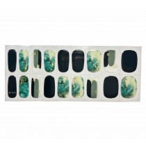 UV Polish Strip - dark green Galaxy