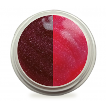5ml UV Exclusiv Soak Off Farbgel Thermo Farbwechselgel Weinrot-Neon Pink Glitzer