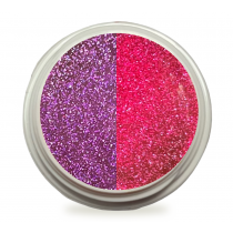 5ml UV Exclusiv Soak Off Farbgel Thermo Farbwechselgel Lila-Pink-Glitzer