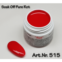 5ml UV Exclusiv Soak Off Farbgel Pure Rot