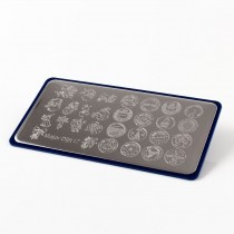 Stamping Schablone Weihnachten 17