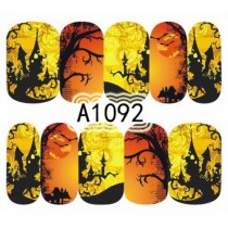 One-Stroke-Sticker/ Wraps Wasserlöslich Halloween A-1092