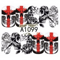 One-Stroke-Sticker/ Wraps Wasserlöslich Halloween A-1099