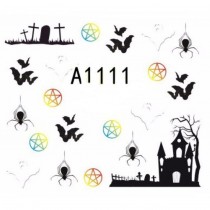 One-Stroke-Sticker/ Wraps Wasserlöslich Halloween A-1111