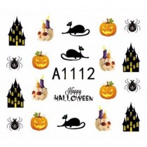 One-Stroke-Sticker/ Wraps Wasserlöslich Halloween A-1112