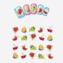 One-Stroke-Sticker Wasserlöslich Fruits BN-829