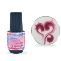 5ml Aquarellfarbe Weinrot in Pinselflasche