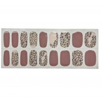 UV Polish Strip - light brown Leopard