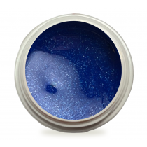 5ml UV Farbgel Blau Glitzer
