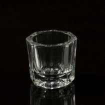 Kleines Glas Dappen Dish – für Acryl-Nägel