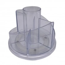 360° Drehbarer Pinselhalter transparent – Ordnung im Nagelstudio