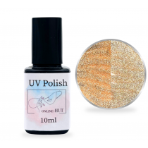 Funky Glam Gel Polish Dark Gold