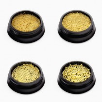 Caviar Beads - Gold in verschiedenen Größen 