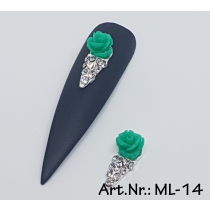 Overlays / 3D Nagelschmuck Blumen 2 Stk. Nr. 