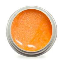 5ml UV Exclusiv Neon-Farbgel Pastell Orange Glitzer