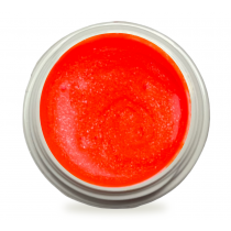 5ml UV Exclusiv Neon-Farbgel Orange Silber-Glitter