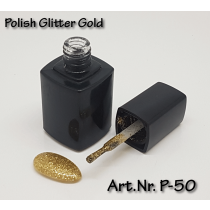 12ml Gel Polish Glitter Gold