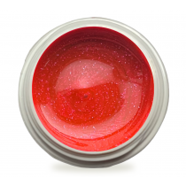 5ml UV Farbgel Rot Glitzer