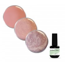 Rubber Base 3er Set – Nude Blossom, Glitter Orchid & Golden Rose Dream