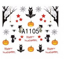 One-Stroke-Sticker/ Wraps Wasserlöslich Halloween A-1105