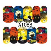 One-Stroke-Sticker/ Wraps Wasserlöslich Halloween A-1088